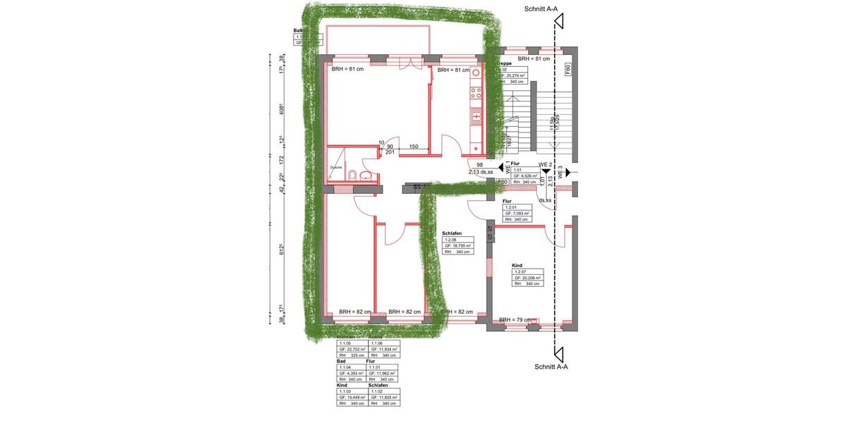 Etagenwohnung Halle (Saale) Frohe Zukunft - 3 Zimmer, 84 m&sup2;, 965&euro; | Angebot:26279628