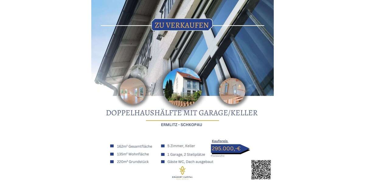 Einfamilienhaus Schkopau / Ermlitz Ermlitz - 5 Zimmer, 135 m&sup2;, 295.000&euro; | Angebot:26028699