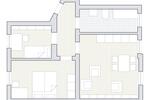 Etagenwohnung Halle (Saale) Damaschkestraße - 3 Zimmer, 60 m&sup2;, 530&euro; | Angebot:27567109
