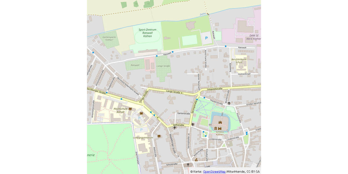 Etagenwohnung Köthen (Anhalt) Köthen - 3 Zimmer, 52 m&sup2;, 250&euro; | Angebot:25728168