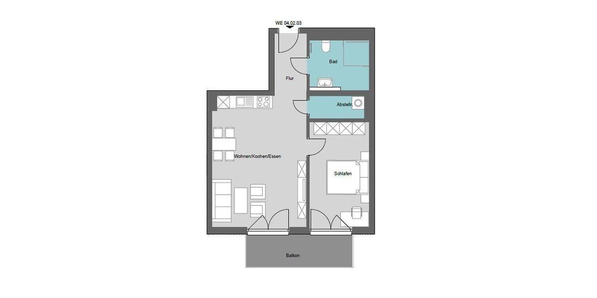 Etagenwohnung Delitzsch - 2 Zimmer, 58 m&sup2;, 759&euro; | Angebot:22893408