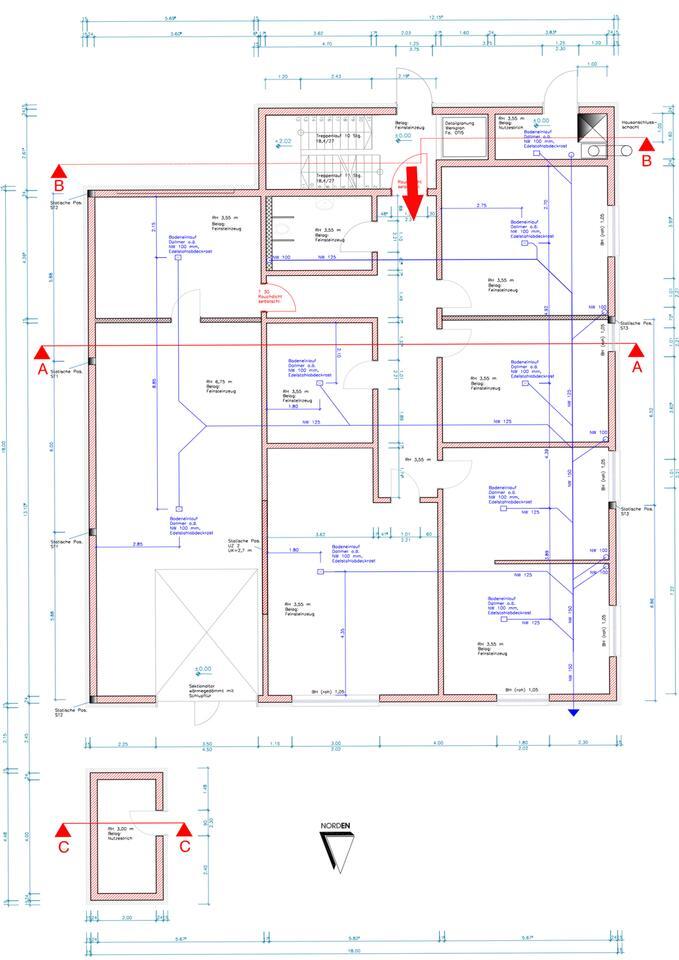 Büro-Produktions- & Werkstattfläche im EG einer freist. GewerbeImmobilie, Rolltor