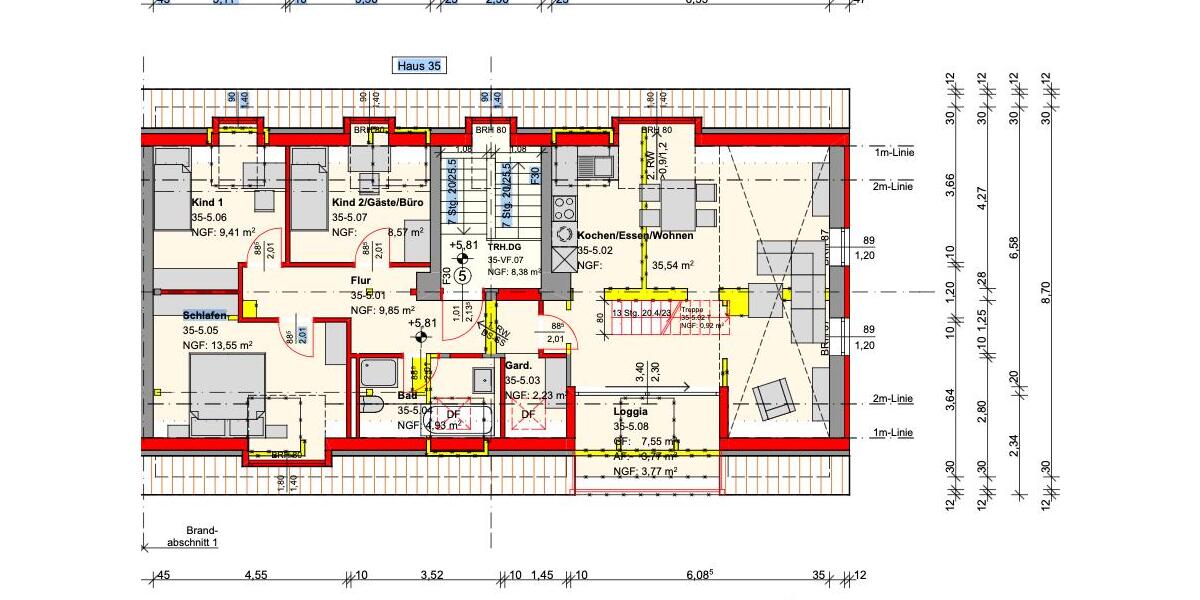 Dachgeschoßwohnung Bitterfeld-Wolfen Bitterfeld - 4 Zimmer, 93 m&sup2;, 840&euro; | Angebot:25569007