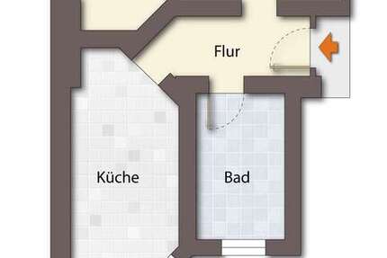 Wohnung zum Mieten in Halle 460 € 68.33 m²