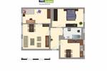 Etagenwohnung Merseburg Freiimfelde - 3 Zimmer, 51 m&sup2;, 334&euro; | Angebot:26851578