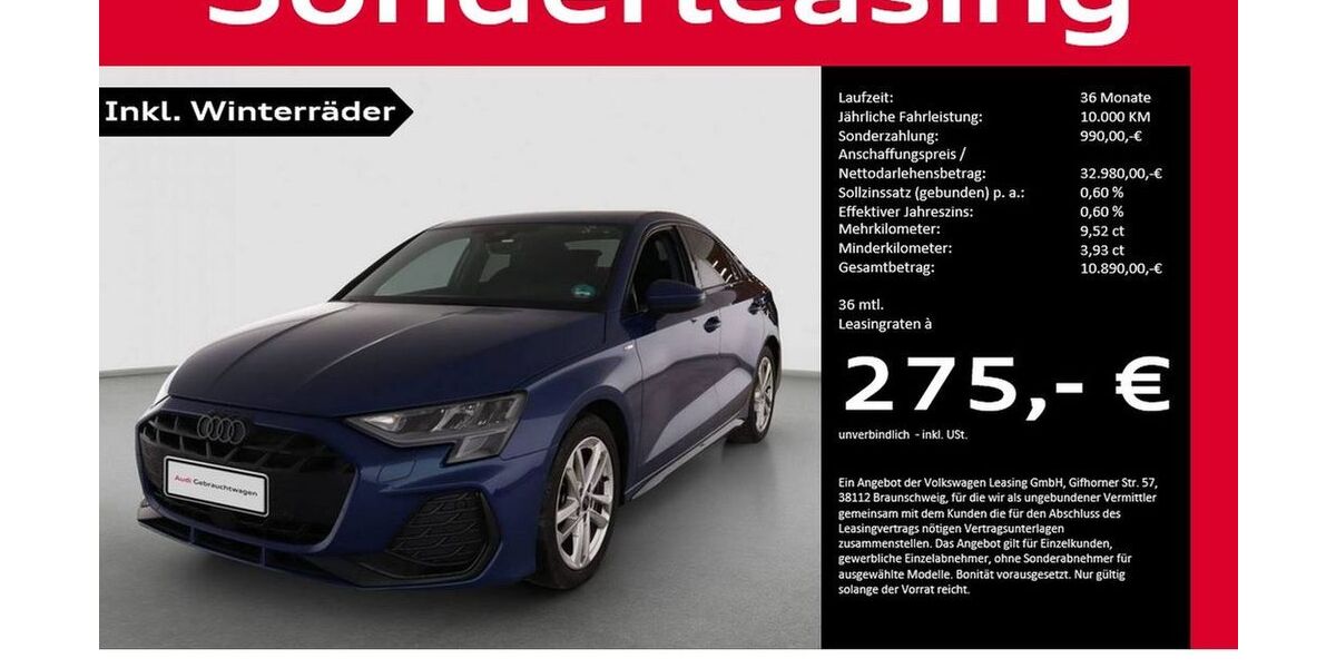 Audi A3 27.432 km 32.980 &euro; Halle (Saale) 06110