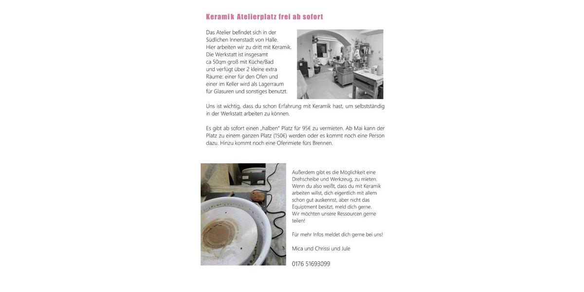 Gewerbeobjekt Halle (Saale) Damaschkestraße - 95&euro; | Angebot:24685447