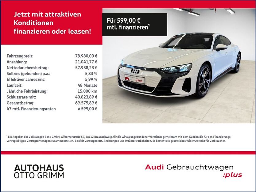 Audi e-tron GT 17.839 km 75.979 € Bitterfeld-Wolfen 06749