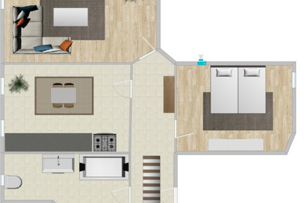 Wohnung Leuna - 2 Zimmer, 60 m&sup2;, 390&euro; | Angebot:25056105