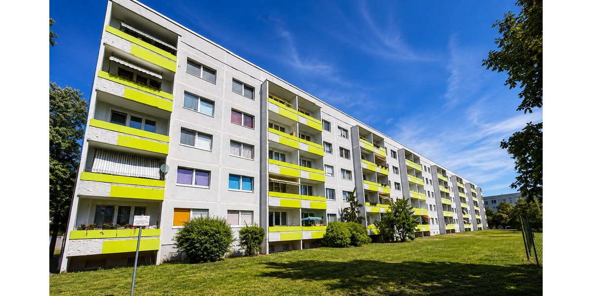 Etagenwohnung Halle (Saale) Silberhöhe - 3 Zimmer, 60 m&sup2;, 500&euro; | Angebot:27324854