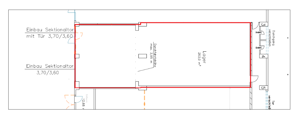 Halle in Leipzig 1.710 € 263 m²