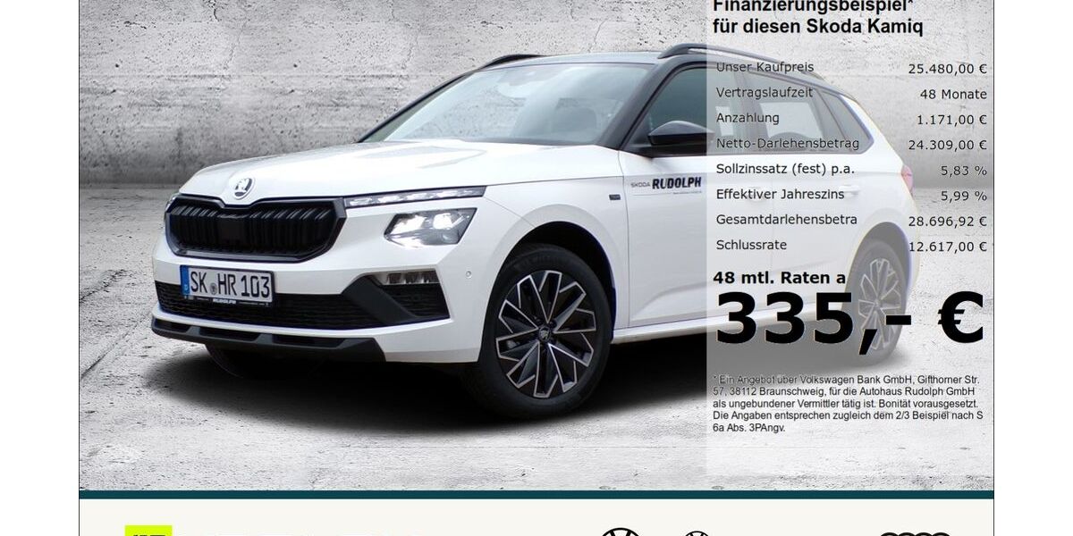 Skoda Kamiq 7.000 km 24.480 &euro; Merseburg 06217