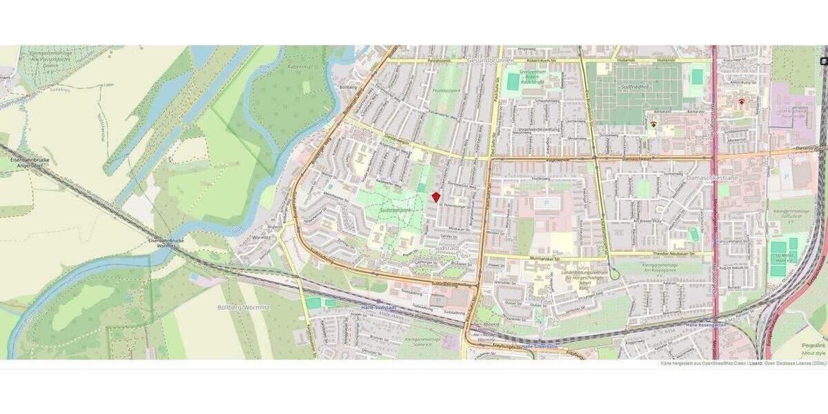 Etagenwohnung Halle (Saale) Gesundbrunnen - 3 Zimmer, 58 m&sup2;, 84.000&euro; | Angebot:25245792