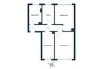 Etagenwohnung Rackwitz Zschortau - 3 Zimmer, 59 m&sup2;, 59.000&euro; | Angebot:26820356