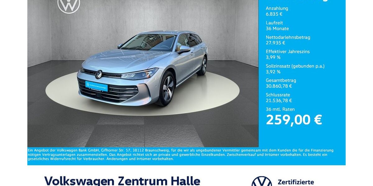 VW Passat Variant 15.605 km 34.770 &euro; Halle/Saale 06110