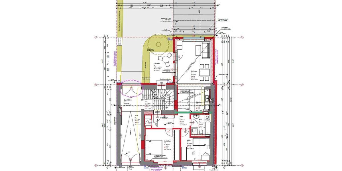 Etagenwohnung Halle (Saale) Innenstadt - 3 Zimmer, 80 m&sup2;, 1.100&euro; | Angebot:26202279