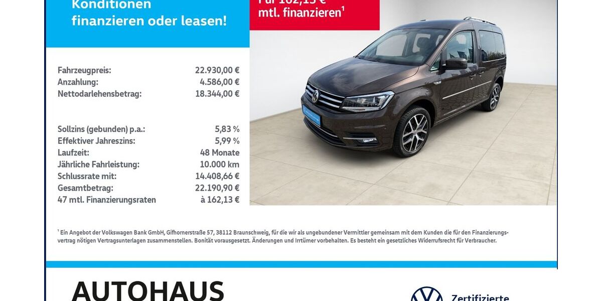 VW Caddy 140.687 km 20.990 &euro; Bitterfeld-Wolfen 06749