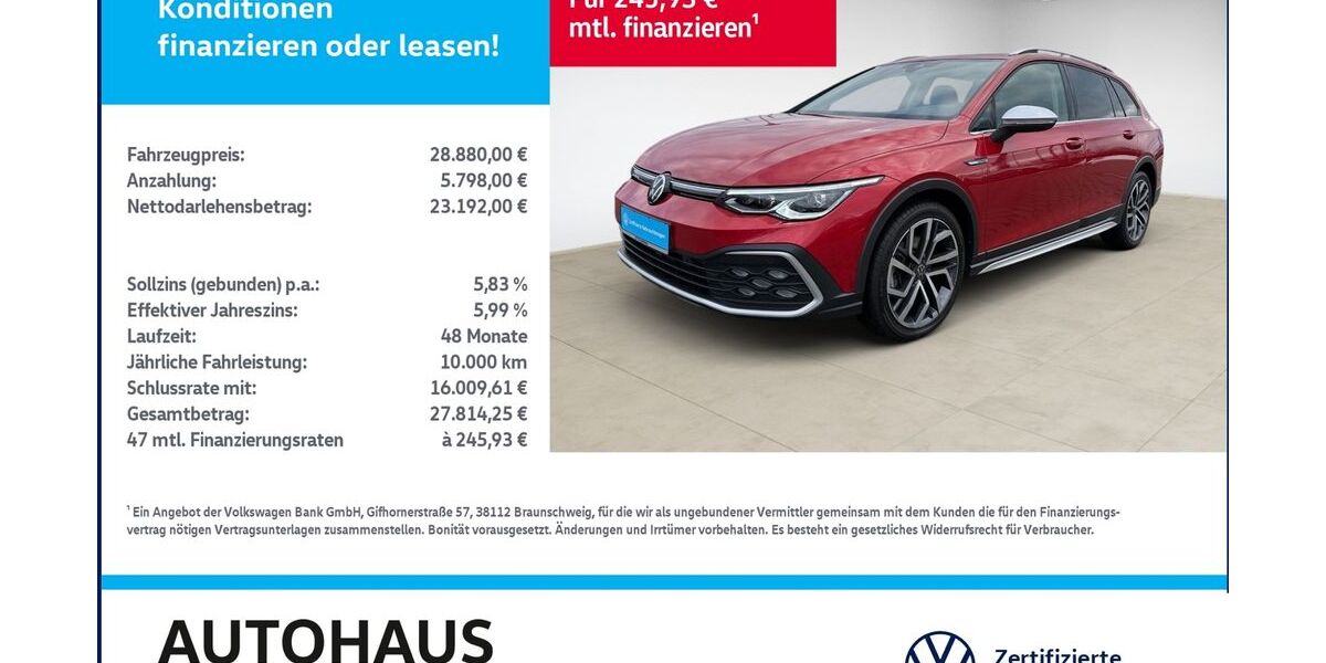 VW Golf 38.919 km 28.880 &euro; Bitterfeld-Wolfen 06749