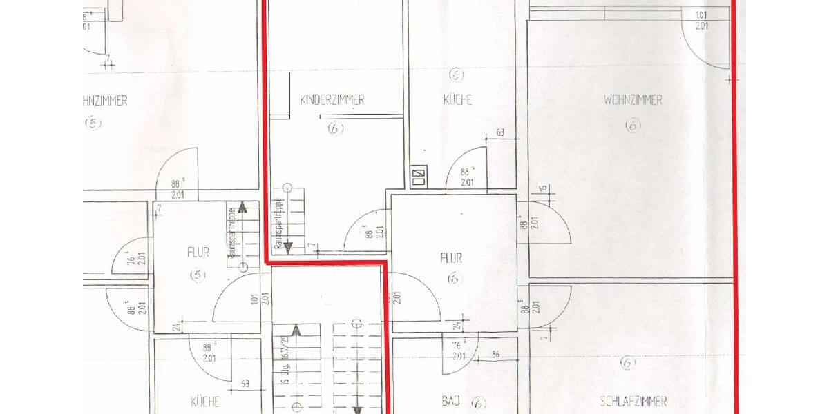 Etagenwohnung Seegebiet Mansfelder Land - 4 Zimmer, 116 m&sup2;, 795&euro; | Angebot:26001637