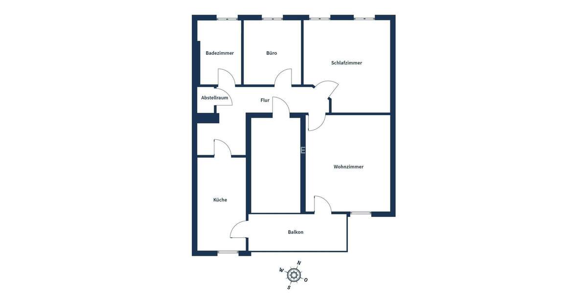 Etagenwohnung Köthen (Anhalt) Köthen - 3 Zimmer, 79 m&sup2;, 89.000&euro; | Angebot:24766470