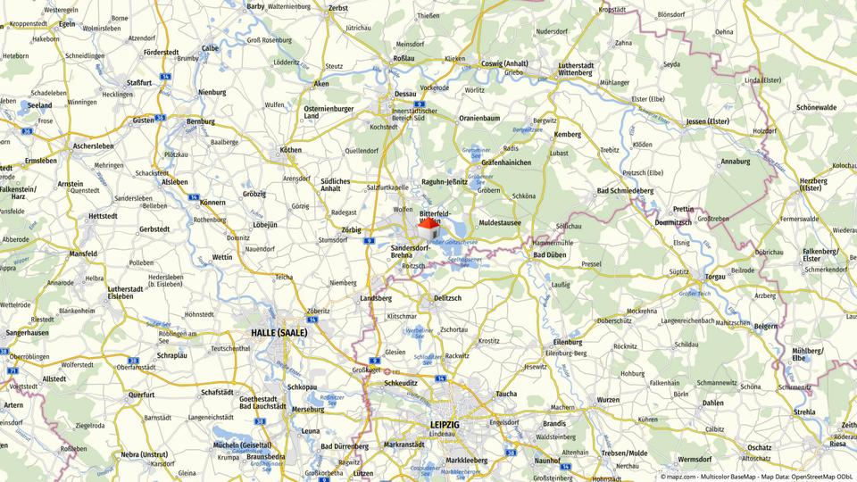 Erdgeschoßwohnung Bitterfeld-Wolfen Bitterfeld - 2 Zimmer, 57 m&sup2;, 535&euro; | Angebot:25887241