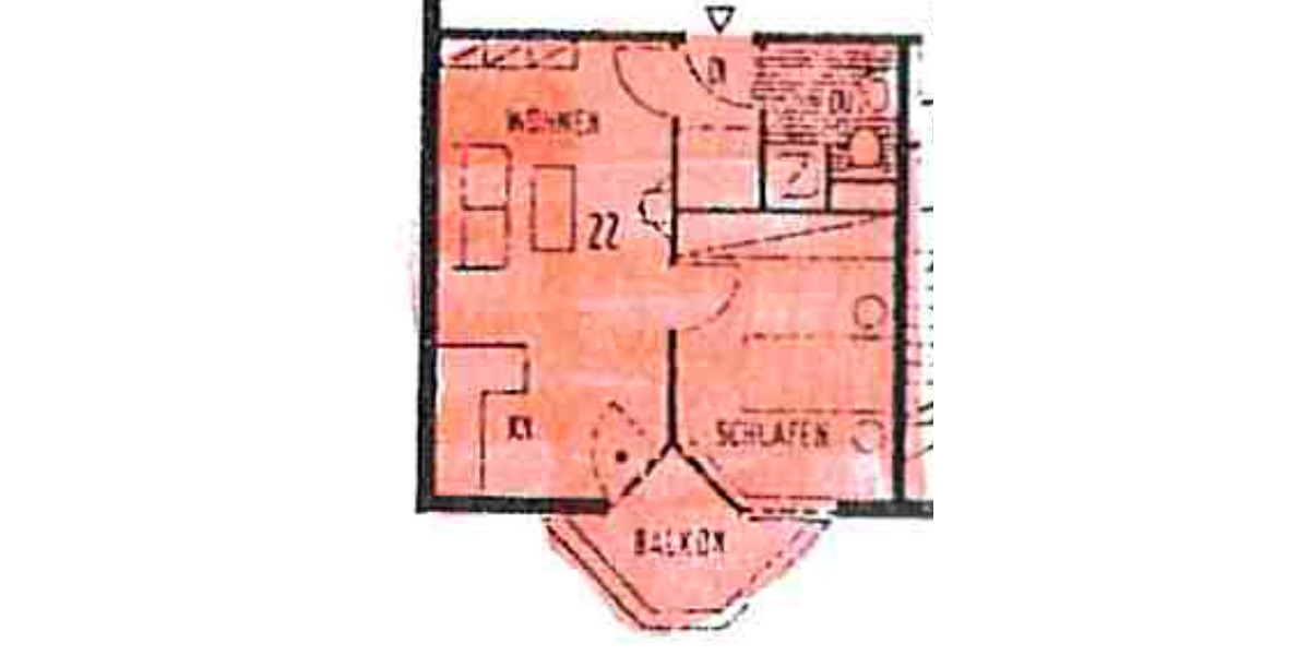 Etagenwohnung Salzatal Schiepzig - 2 Zimmer, 35 m&sup2;, 325&euro; | Angebot:26154854