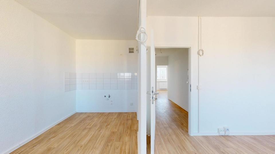 Etagenwohnung Halle (Saale) Dölau - 3 Zimmer, 57 m&sup2;, 377&euro; | Angebot:26624903