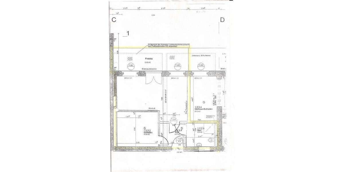 Erdgeschoßwohnung Bitterfeld-Wolfen Wolfen - 2 Zimmer, 49 m&sup2;, 66.000&euro; | Angebot:27196331