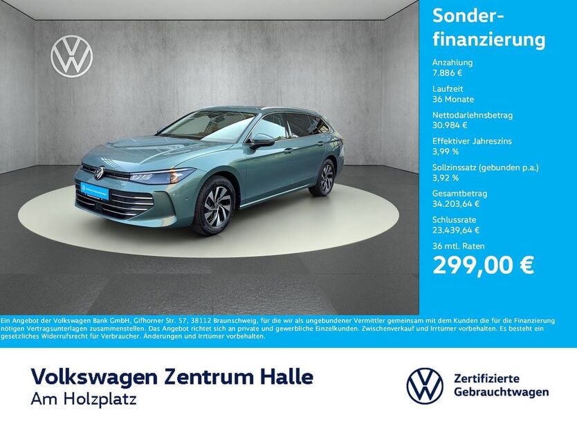 VW Passat Variant 9.153 km 38.870 € Halle/Saale 06110