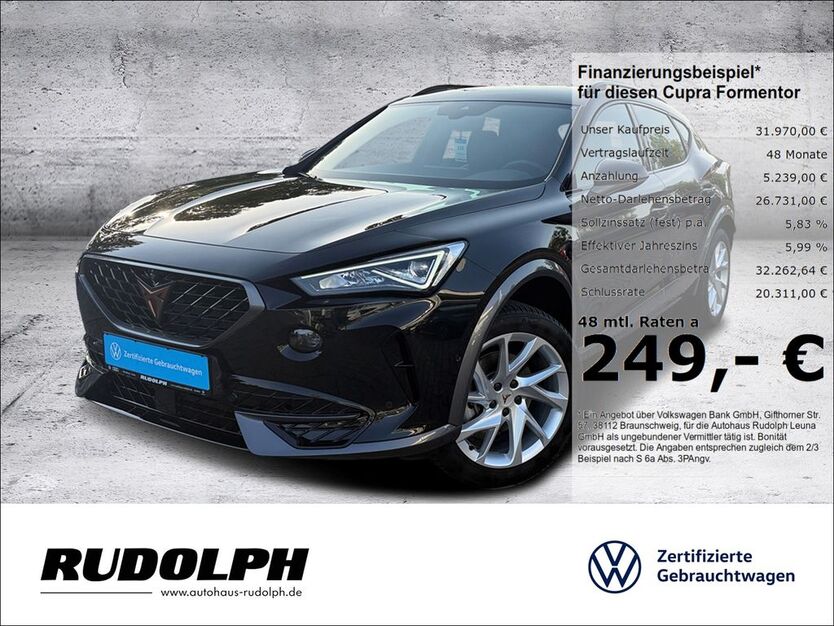 Cupra Formentor 9.400 km 31.970 € Leuna 06237