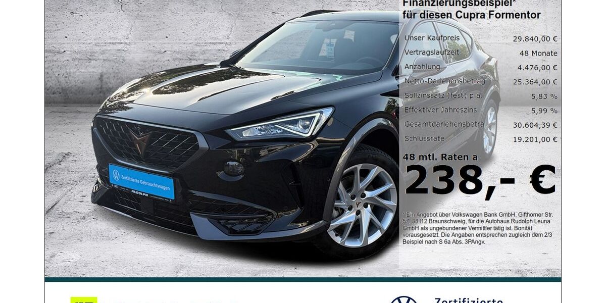 Cupra Formentor 9.400 km 28.430 &euro; Leuna 06237