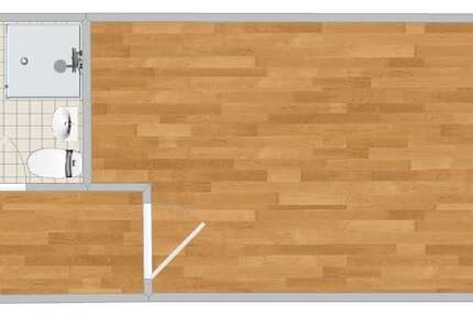 Wohnung Querfurt - 1 Zimmer, 24 m&sup2;, 155&euro; | Angebot:24604625