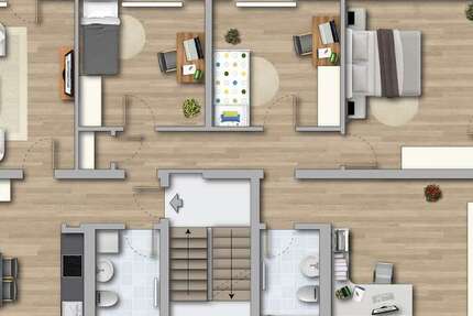 Wohnung Merseburg - 5 Zimmer, 119 m&sup2;, 836&euro; | Angebot:26309918