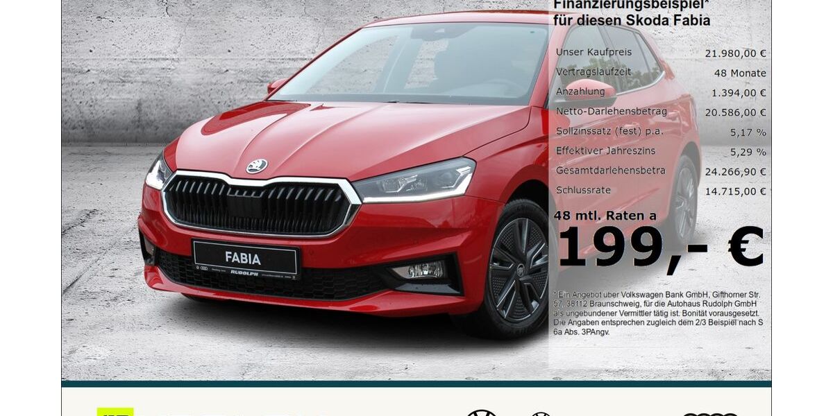 Skoda Fabia 2.500 km 20.480 &euro; Merseburg 06217
