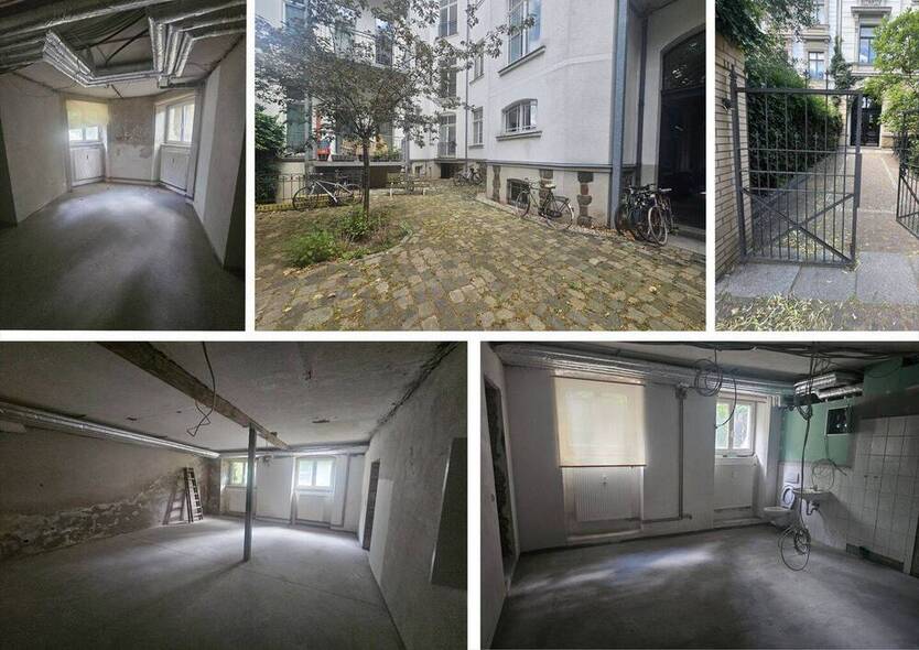 ca. 72 m² Gewerbeeinheit - im UG im Leipziger Bachviertel, vielfältige Nutzung mgl.