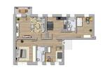 Etagenwohnung Merseburg - 4 Zimmer, 108 m&sup2;, 705&euro; | Angebot:26462684