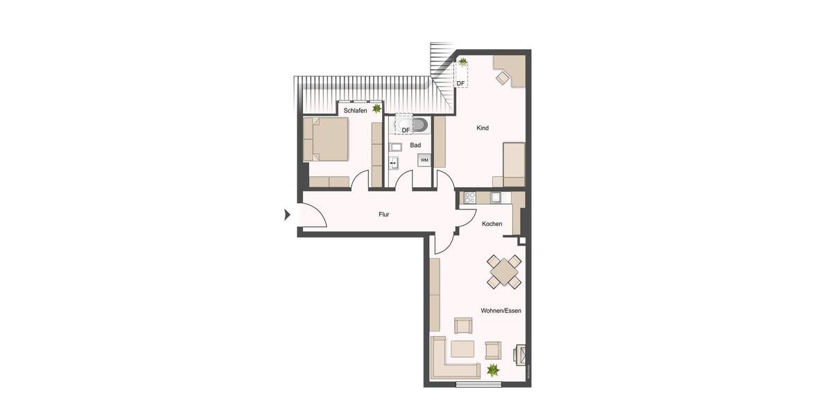 Etagenwohnung Halle (Saale) Lutherplatz - 3 Zimmer, 85 m&sup2;, 700&euro; | Angebot:26778603