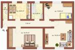 Etagenwohnung Bad Dürrenberg - 3 Zimmer, 58 m&sup2;, 368&euro; | Angebot:26879008