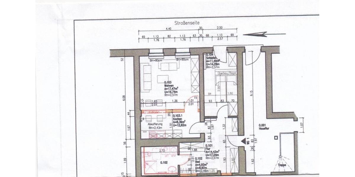 Erdgeschoßwohnung Köthen (Anhalt) - 2 Zimmer, 57 m&sup2;, 380&euro; | Angebot:25869829