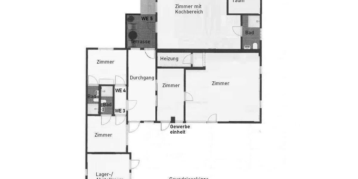 Mehrfamilienhaus, Wohnhaus Halle (Saale) Dölau - 1 Zimmer, 315 m&sup2;, 350.000&euro; | Angebot:24181019