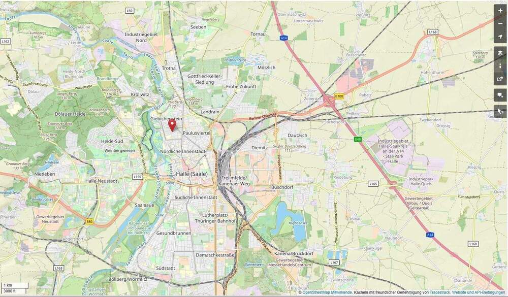 Etagenwohnung Halle (Saale) Giebichenstein - 3 Zimmer, 81 m&sup2;, 189.517&euro; | Angebot:25680287