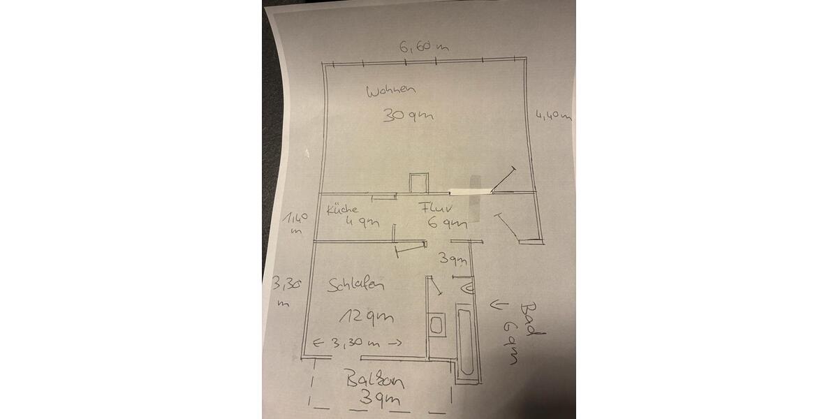 Etagenwohnung Halle (Saale) Damaschkestraße - 2 Zimmer, 64 m&sup2;, 159.000&euro; | Angebot:24178638