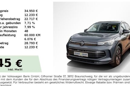VW Tiguan 20.848 km 34.950 &euro; Köthen 06366