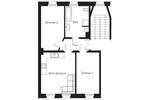 Etagenwohnung Halle (Saale) Damaschkestraße - 3 Zimmer, 72 m&sup2;, 720&euro; | Angebot:26672030