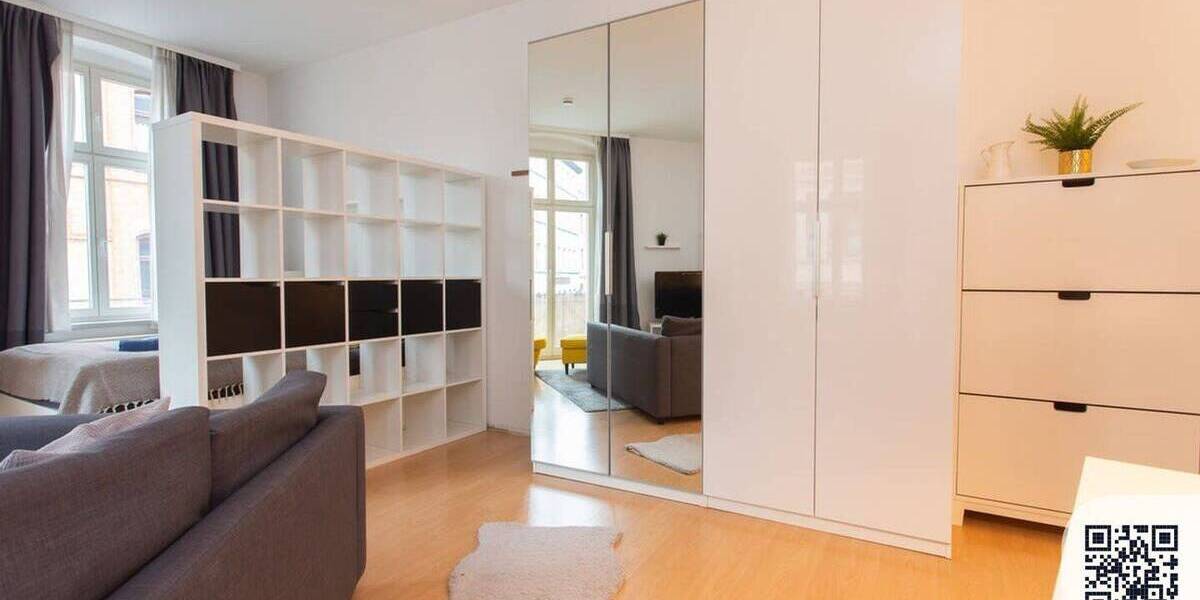 Etagenwohnung Halle (Saale) Innenstadt - 2 Zimmer, 1.417&euro; | Angebot:26266507