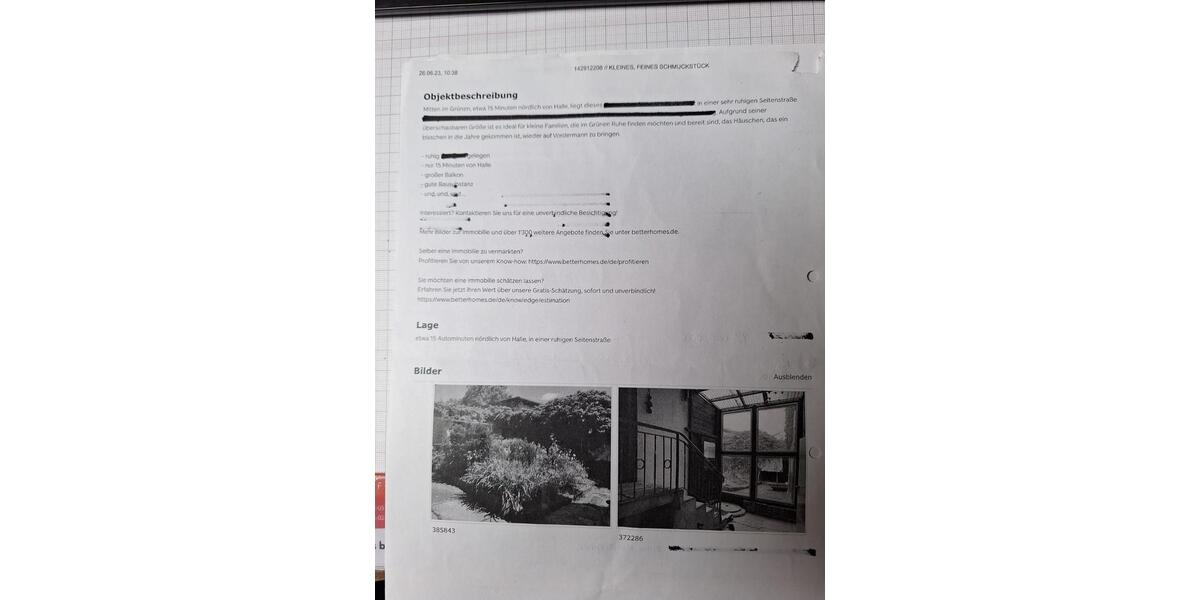 Einfamilienhaus Landsberg - 3 Zimmer, 85 m&sup2;, 89.000&euro; | Angebot:24740825