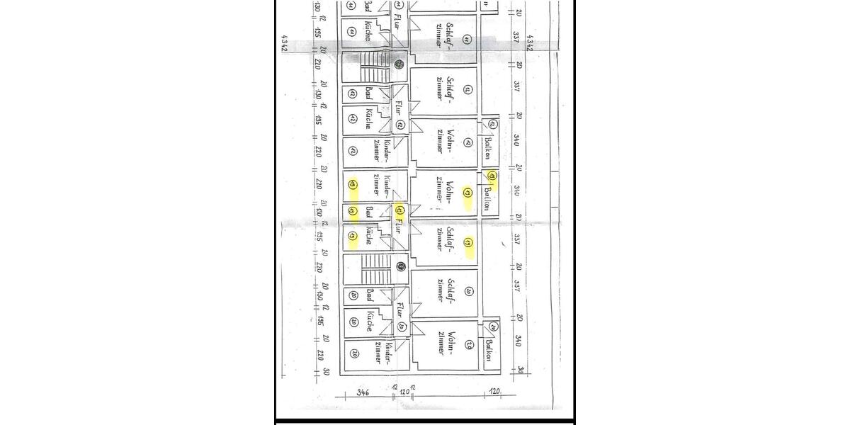Etagenwohnung Eisleben (Lutherstadt) - 3 Zimmer, 59 m&sup2;, 330&euro; | Angebot:26337317