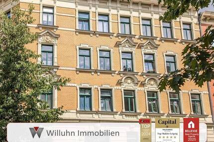 Gemütliche 2RW im schönen Gohlis - Einbauküche - gemeinschaftlicher Innenhof!