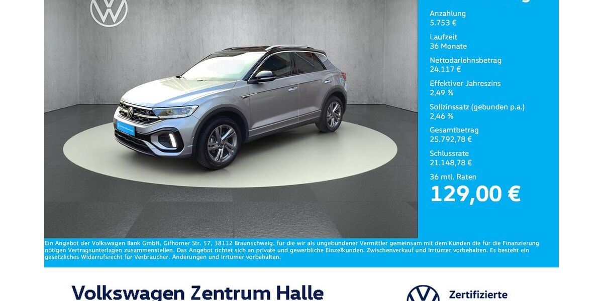 VW T-Roc 22.059 km 29.870 € Halle/Saale 06110