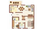 Etagenwohnung Bad Dürrenberg - 3 Zimmer, 55 m&sup2;, 355&euro; | Angebot:26105615